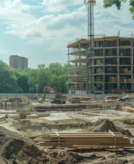 Construction foundation work